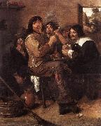 BROUWER, Adriaen Smoking Men ff Spain oil painting artist